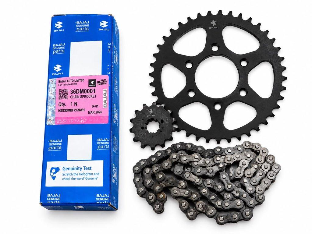 Bajaj=Kit Sprocket Chain=BM100KS