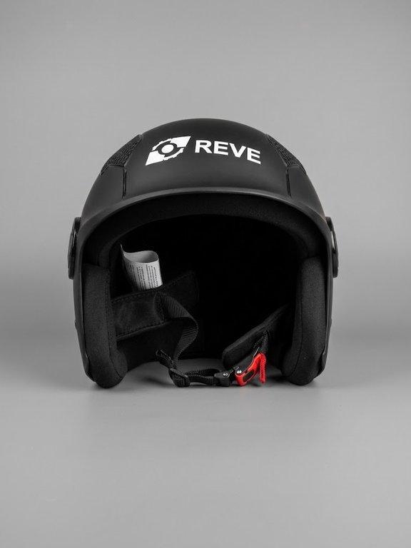 Reve=Helmet Ace without Visor Black=Ace Helmet