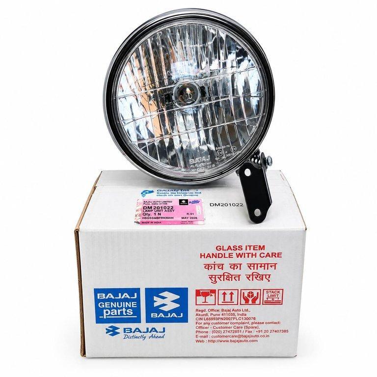 Bajaj=HeadLAMP (Light) Assembly With Bulb=BM100KS