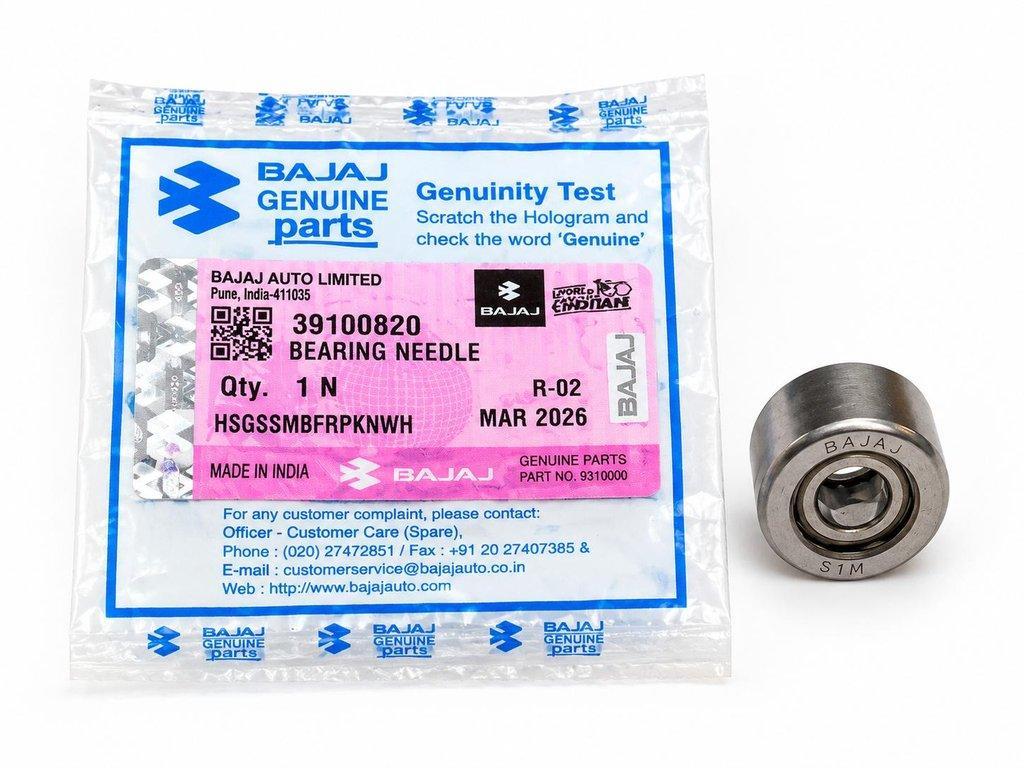 Bajaj=Bearing-Needle 1312 I/P Shaft=BM100KS