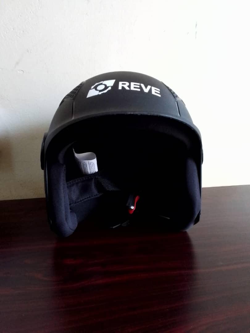 Reve=Helmet Ace without Visor Black=Ace Helmet