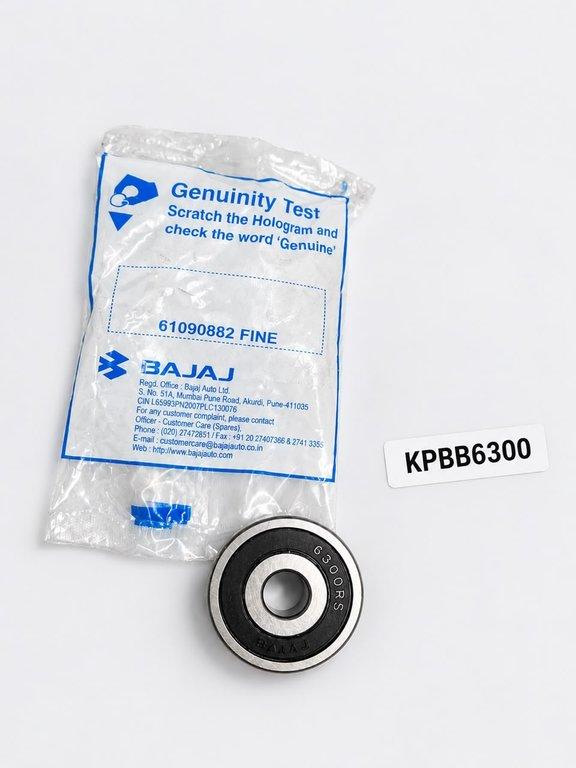 Bajaj=Bearing BALL 6300- Front wheel=BM100KS