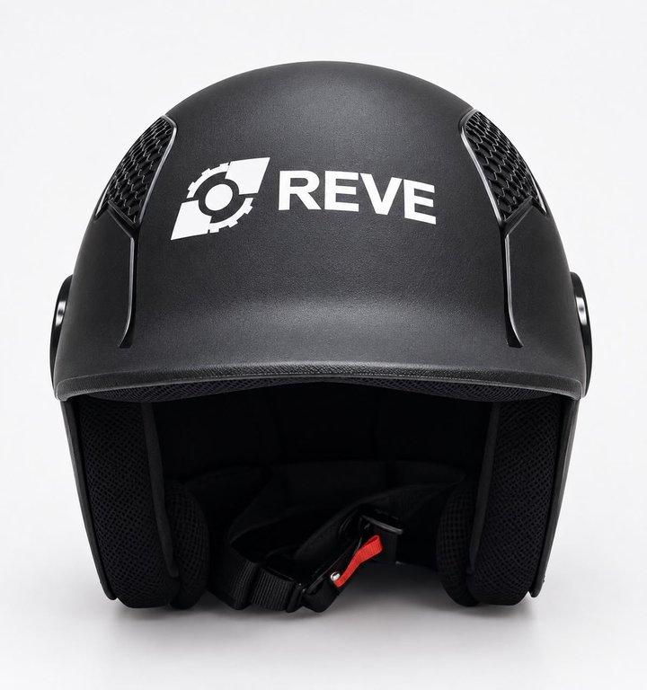 Reve=Helmet Ace without Visor Black=Ace Helmet