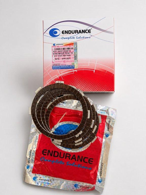 Endurance=Kit Clutch Plate=TVS-HLX125