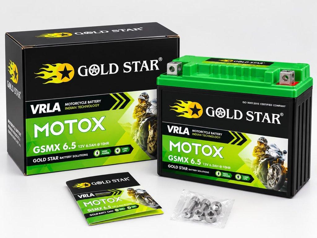 Gold Star=Battery GSMX 6.5Ah=UNIVERSAL